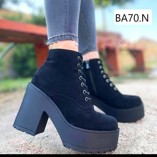 Botin de Mujer negro Alto(BA70.N)