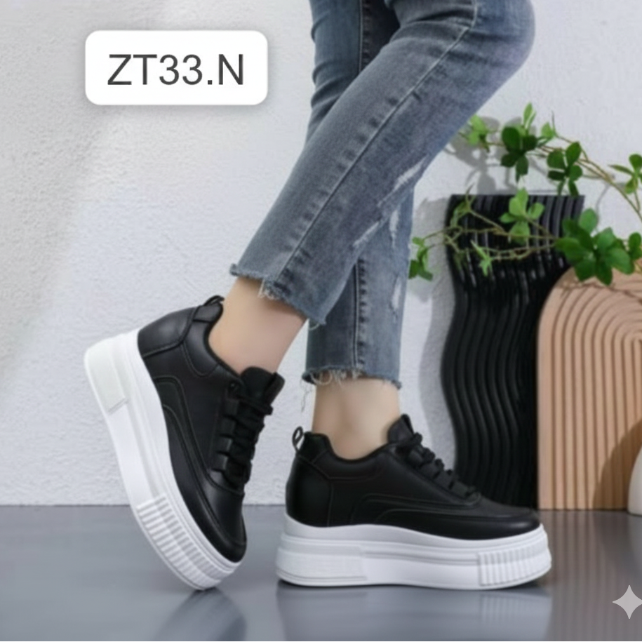 Zapatilla Mujer Negra (ZT33.N)