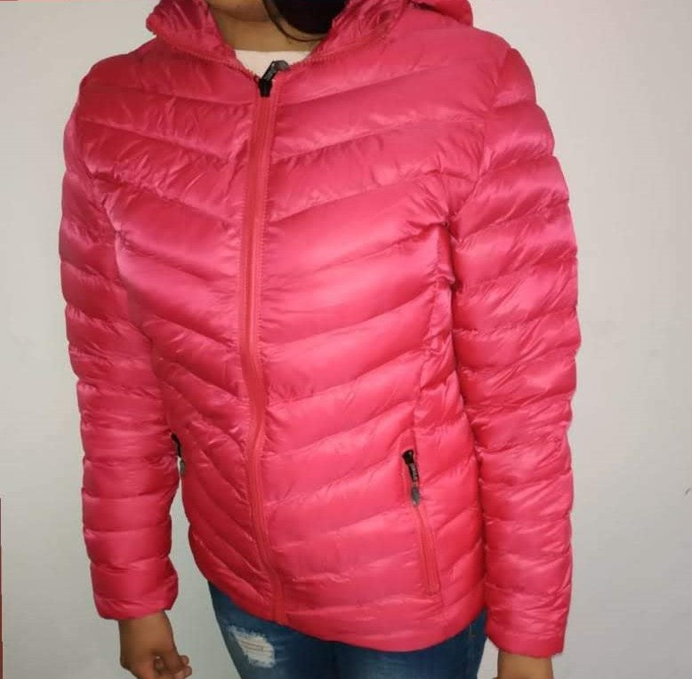 Parka de Mujer Impermeable Fuxia