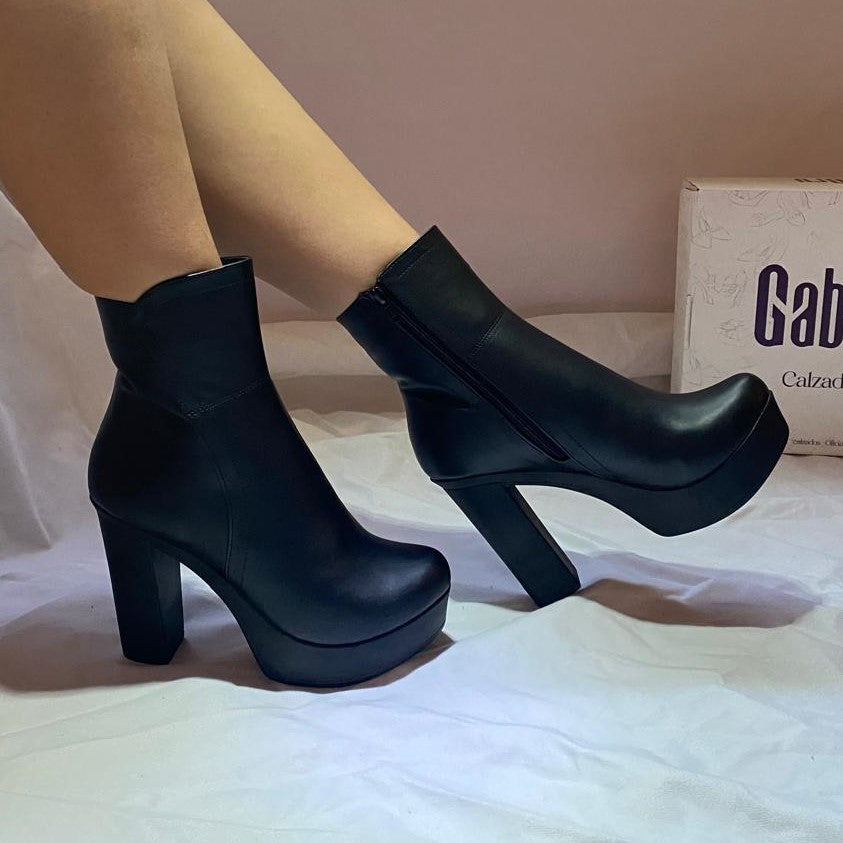 Botin de Mujer Negro Alto (BA68.N)