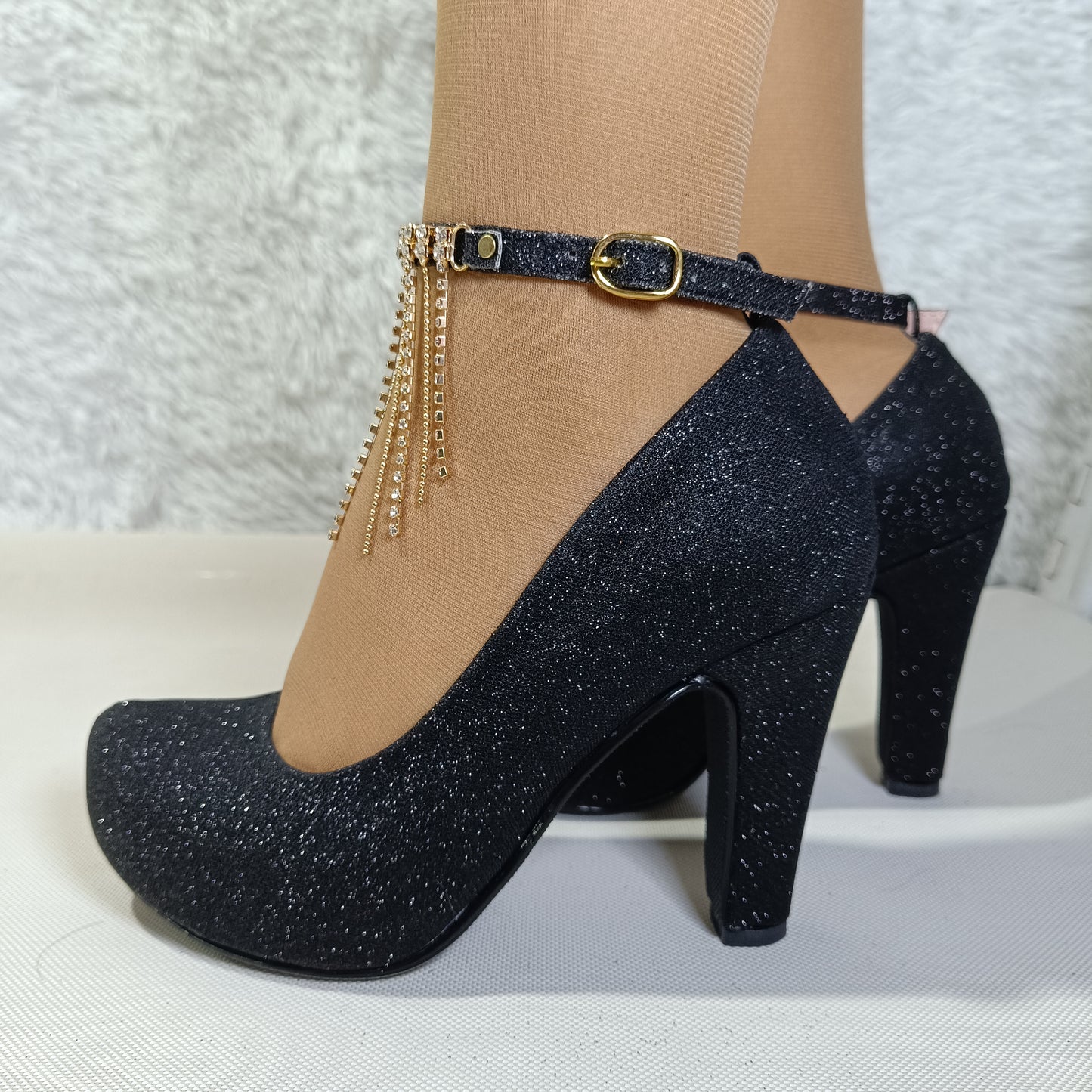 Zapato Negro Brillante de mujer (A9.N)