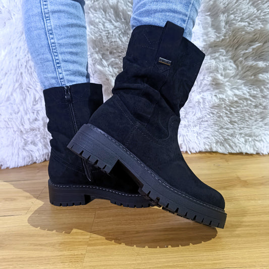 Bota corta de Mujer Negro (BB12.N)