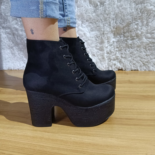 Botin de Mujer Negro Alto (BA51.N)
