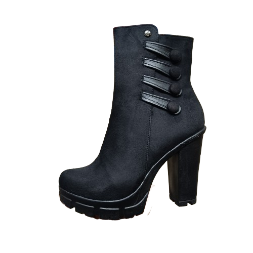 Botin de Mujer Negro Alto (BA73.N)