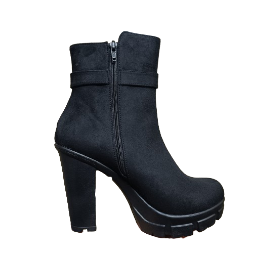 Botin de Mujer Negro Alto (BA74.N)