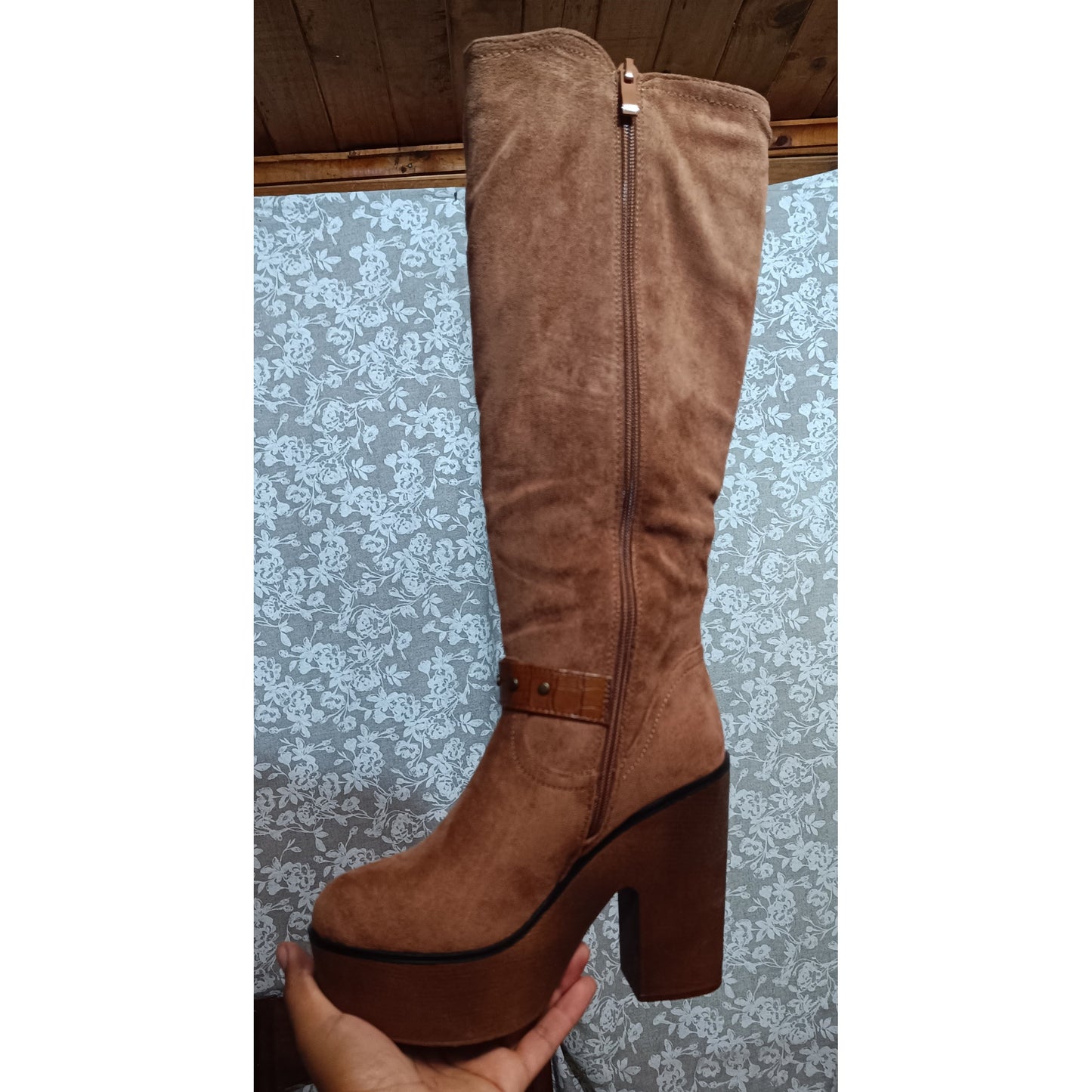Bota de Mujer Alta Caramel (BT37.Ca)
