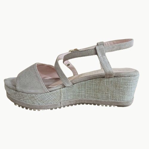 Sandalia baja cafe tiritas (SL72.PA) - Gabybru Calzados