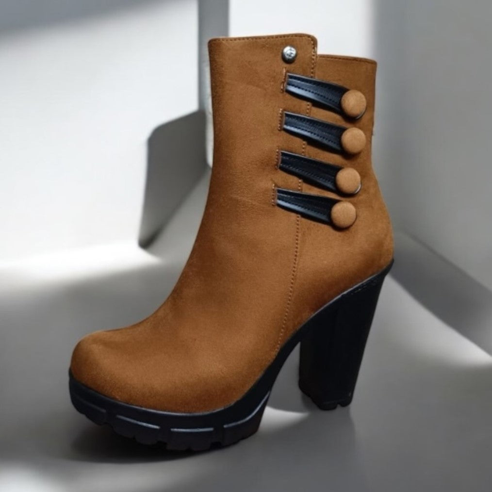Botin de Mujer Camel Alto (BA73.CA)