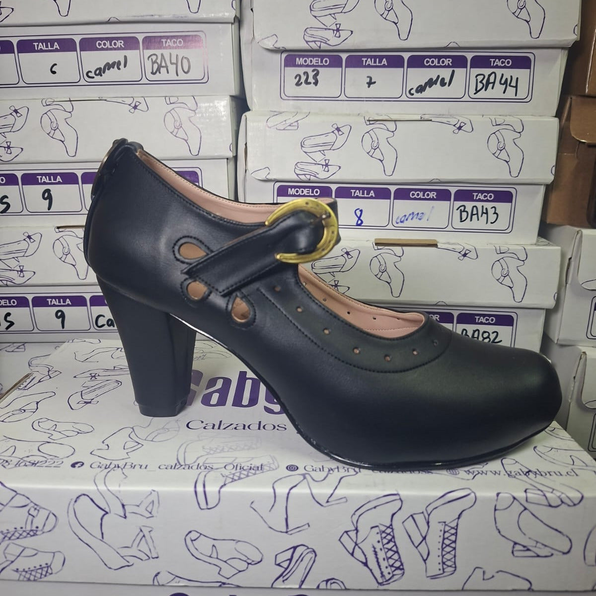 Zapato de Mujer Cueca (CC127.N)