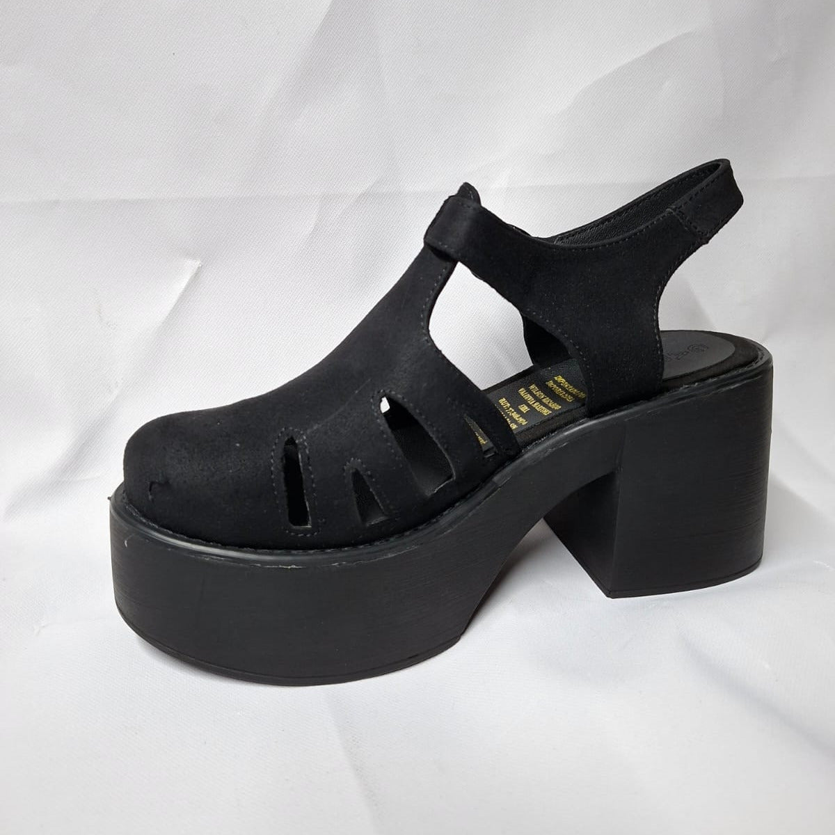 Sandalia de Mujer Negra Alta (SL170.N)