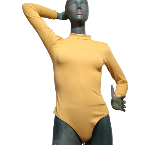 Bodys Mostaza de Mujer