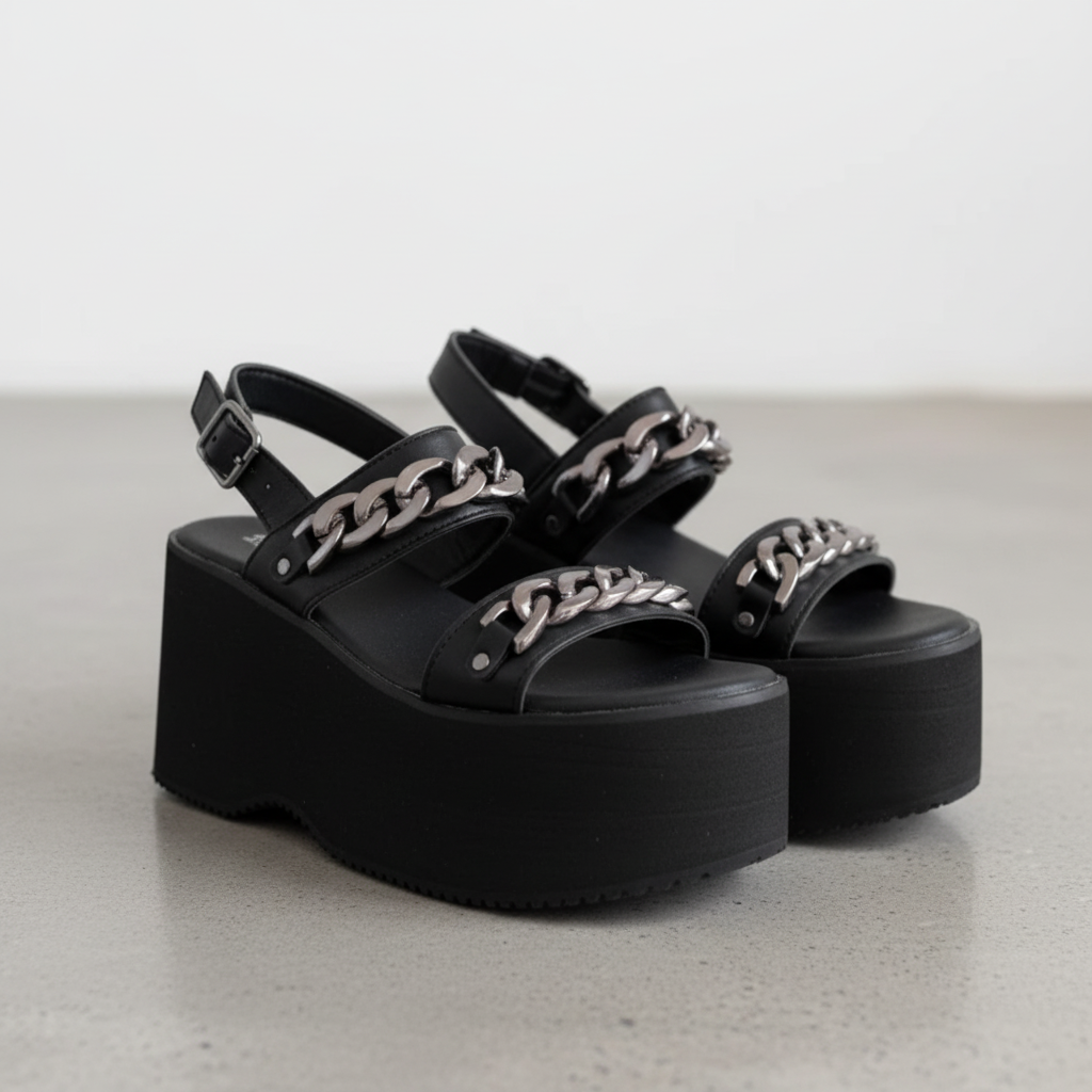 Sandalia de mujer negra (SL53.N)