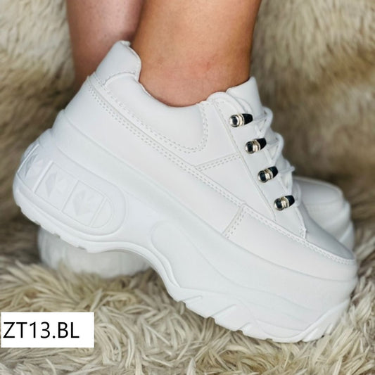 Zapatillas mujer plataforma (ZT13.BL)