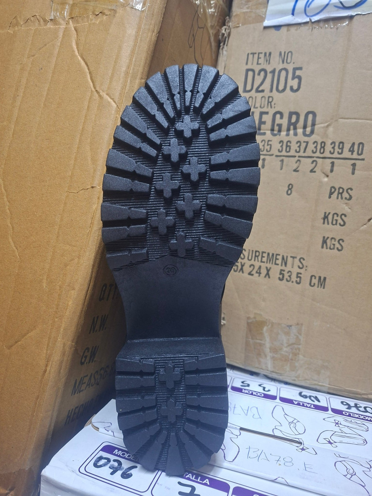 Botin Combat Mujer Plataforma Eco cuero Taco grueso (BA8.NN) - Gabybru Calzados
