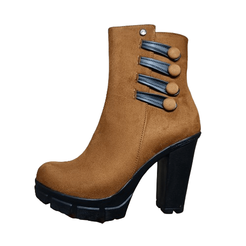 Botin de Mujer Camel Alto (BA73.CA) - Gabybru Calzados
