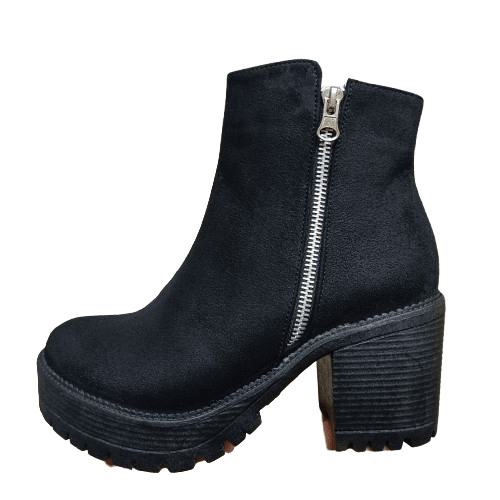 Botin de mujer negro (BA75.N) - Gabybru Calzados