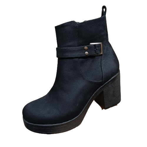 Botin de mujer Negro (BA81.N) - Gabybru Calzados