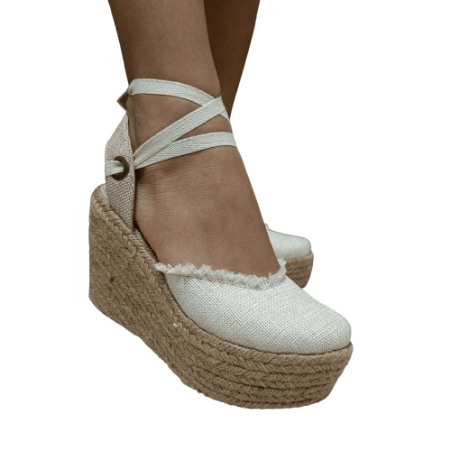 Sandalias de Mujer Altas Yute Original (Ñ16.U) - Gabybru Calzados