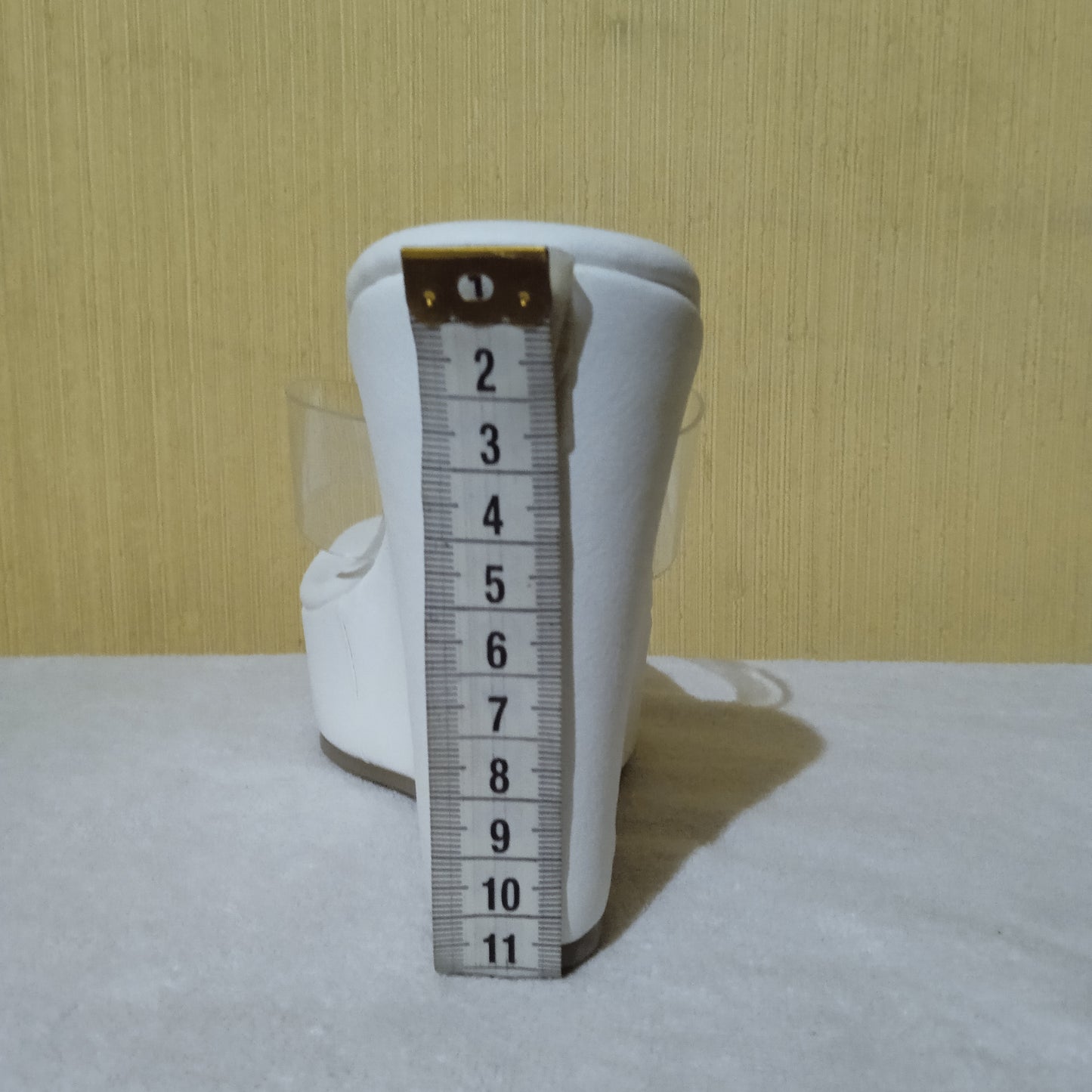 Sandalia Alta Blanca de mujer(SL36.BL) - Gabybru Calzados