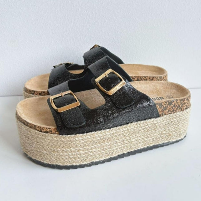 Sandalia de mujer negra (SL50.N)