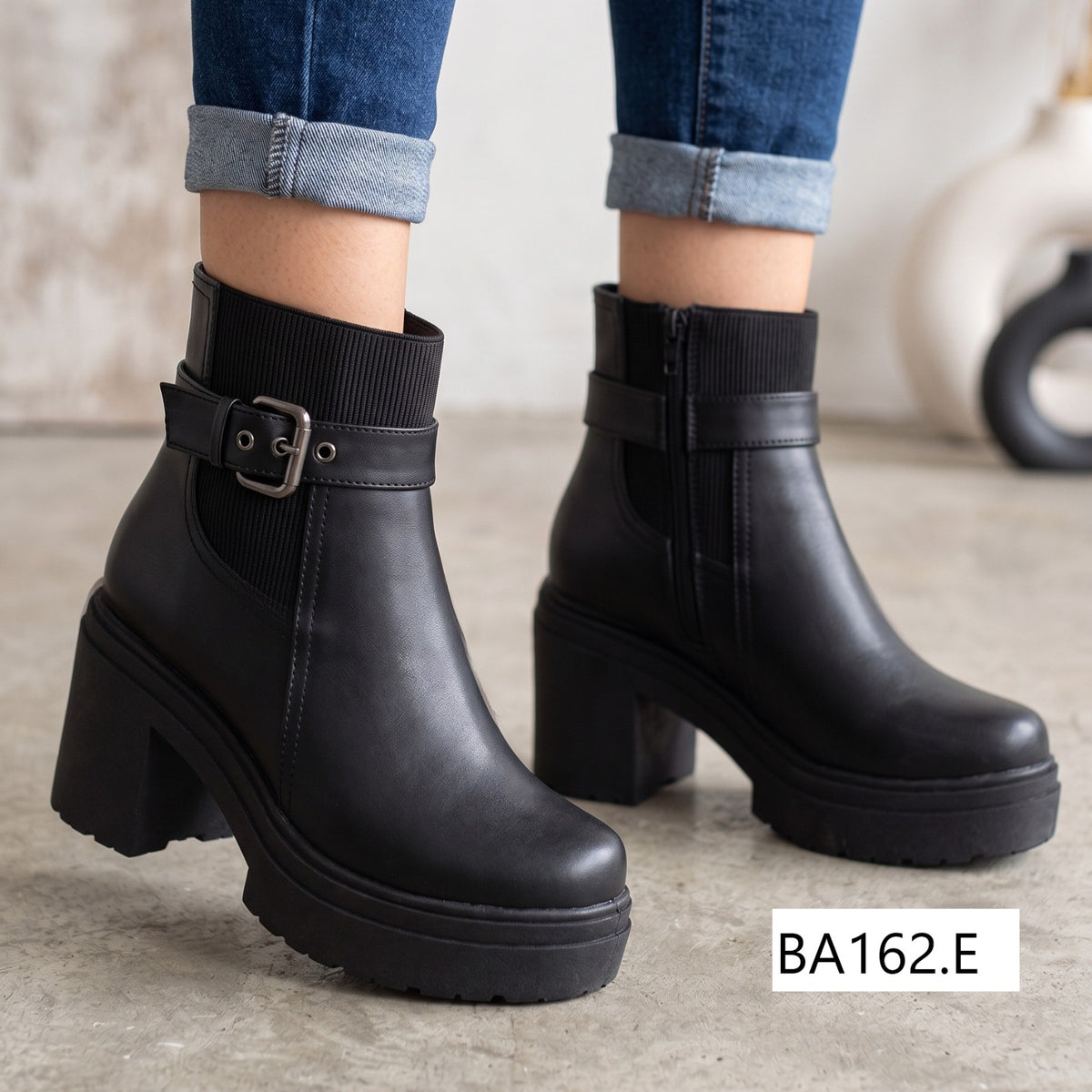 Botines de Mujer Caña Alta (BA162.E)