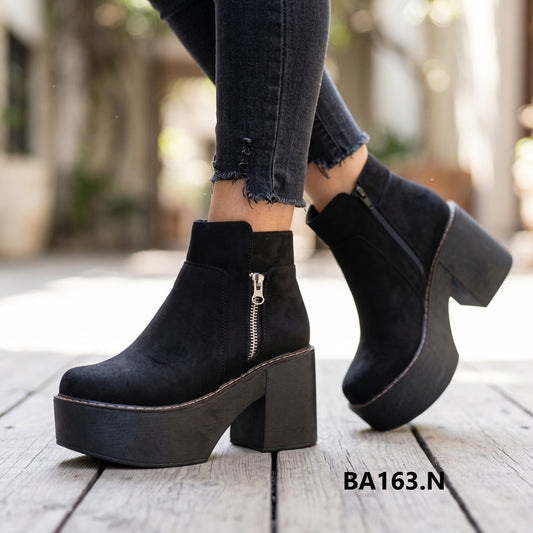 Botines de Mujer Caña Alta (BA163.N)