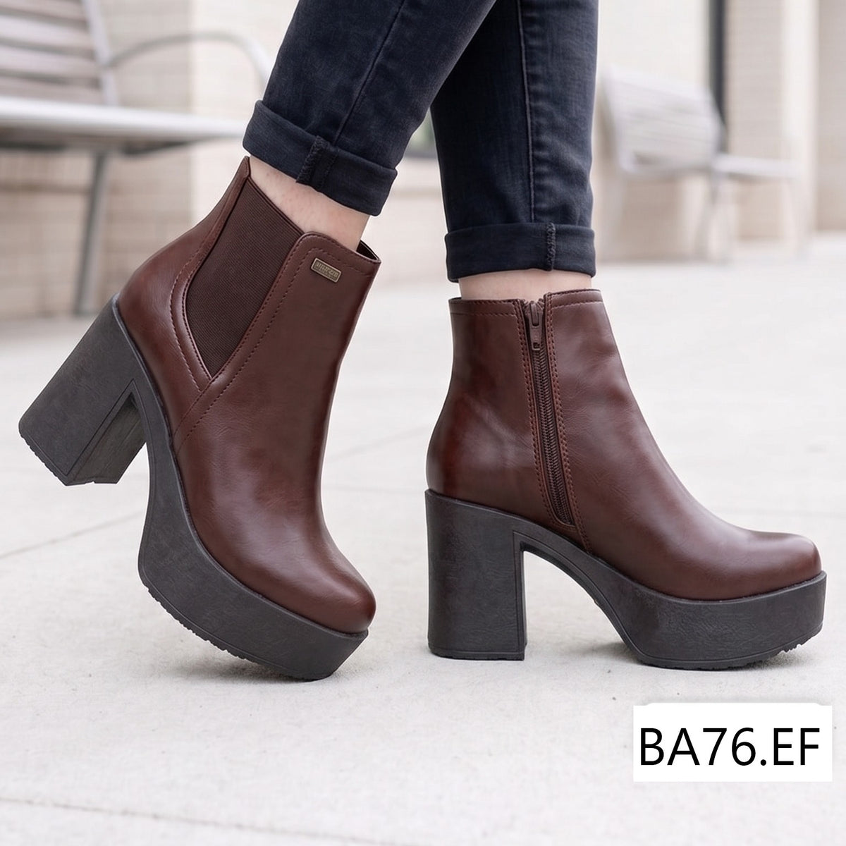 Botines de Mujer Caña Alta (BA76.EF)