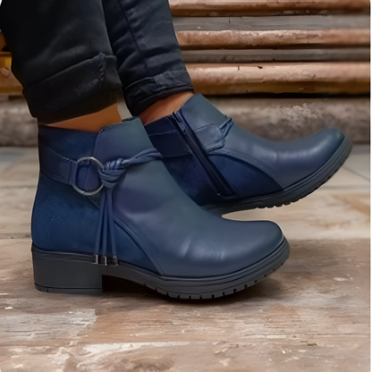 Botin de Mujer Bajo Azul (BB5.Az)