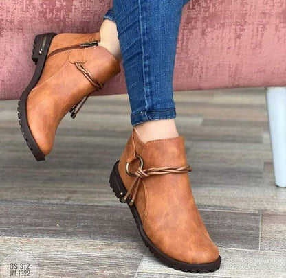 Botin de Mujer Bajo Camel (BB5.CA)