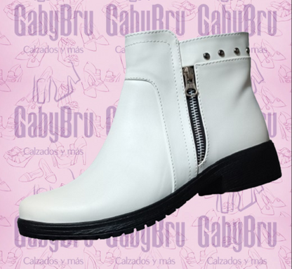 Botin de Mujer Bajo Blanco (BB7.BL)