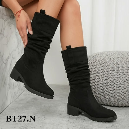 Bota de Mujer Baja Negro (BT27.N)