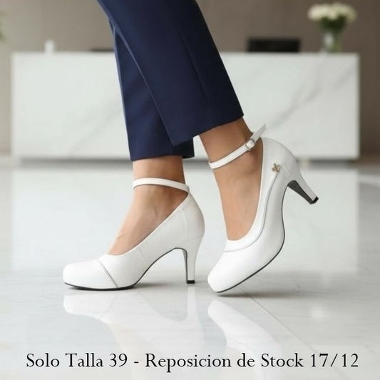 Zapato de mujer Blanco (E7.BL)
