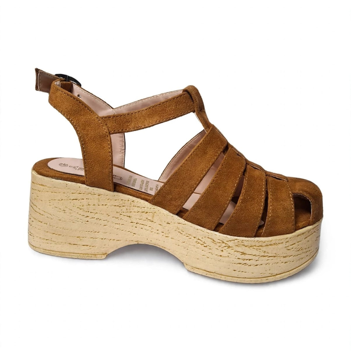 Sandalia de Mujer Camel Bajo Calado (SL127.CA)