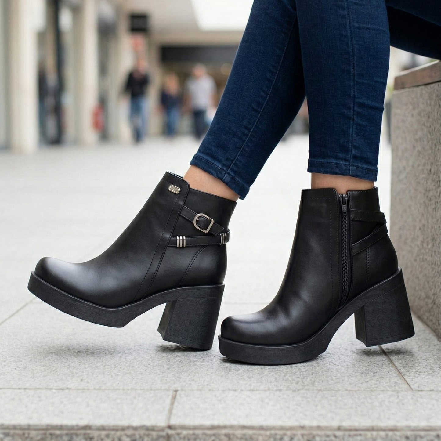 Botin De Mujer Negro (BA108.N)