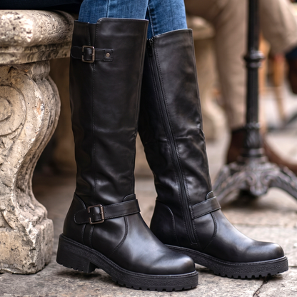 Bota Alta de Mujer Negra (BT35.N)
