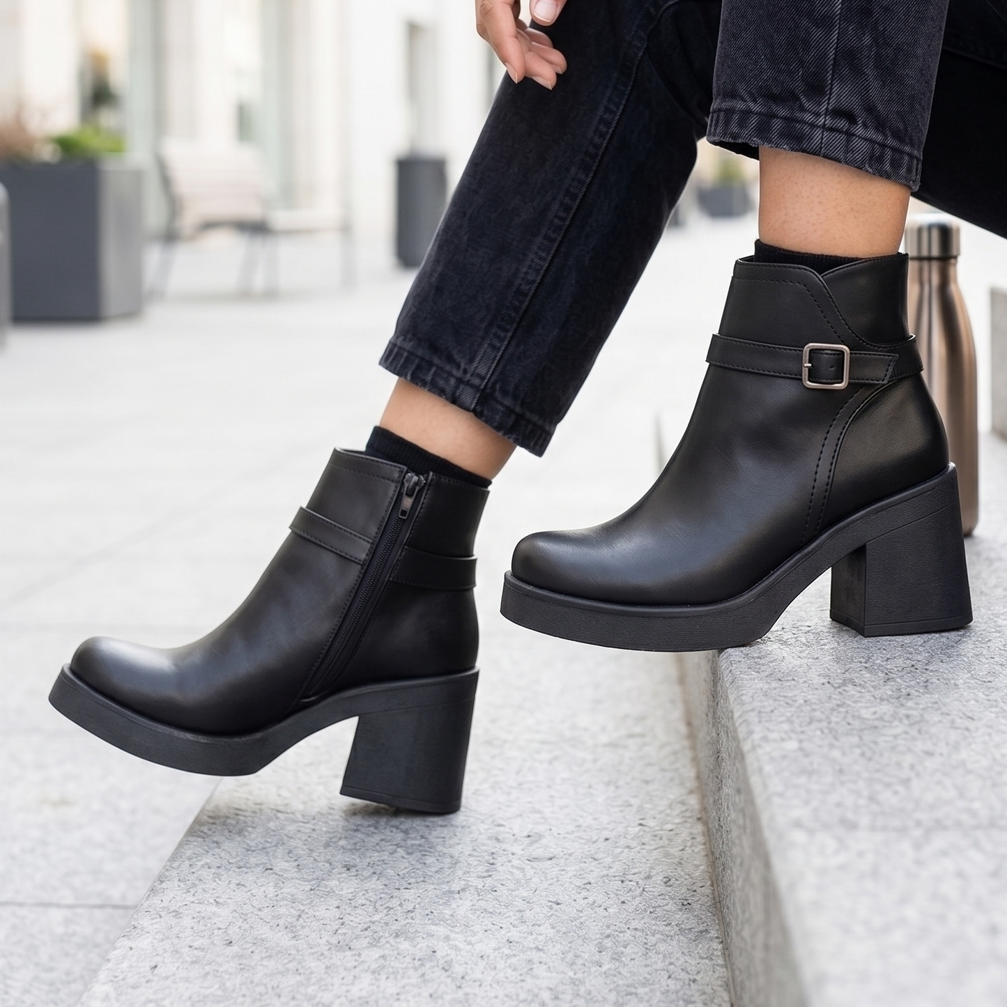 Botin De Mujer Negro (BA123.E)