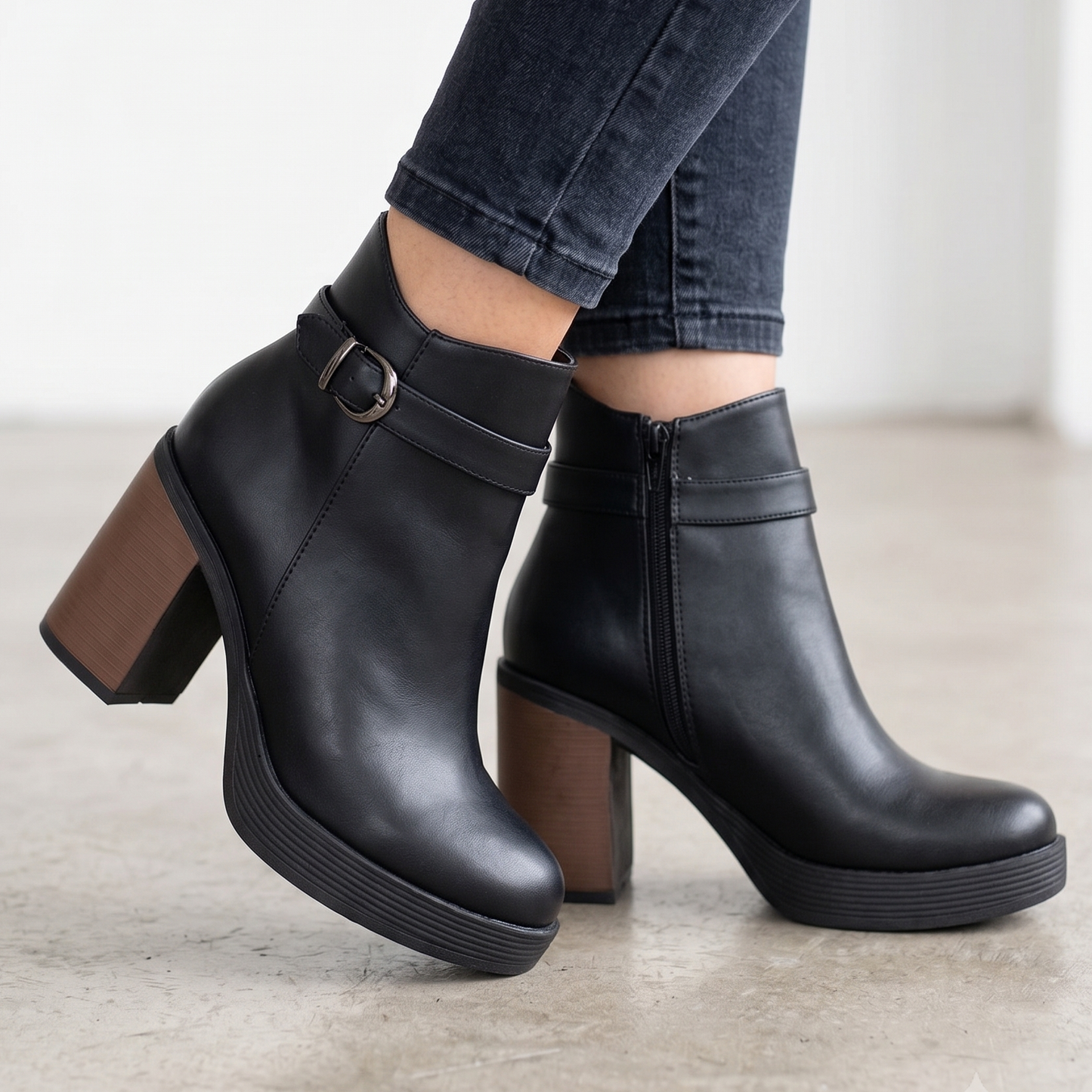 Botin De Mujer Negro (BA144.E)