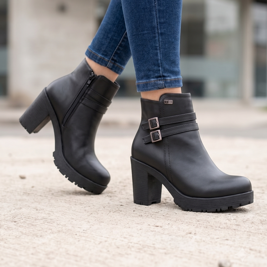 Botin de Mujer Negro Alto (BA155.E)