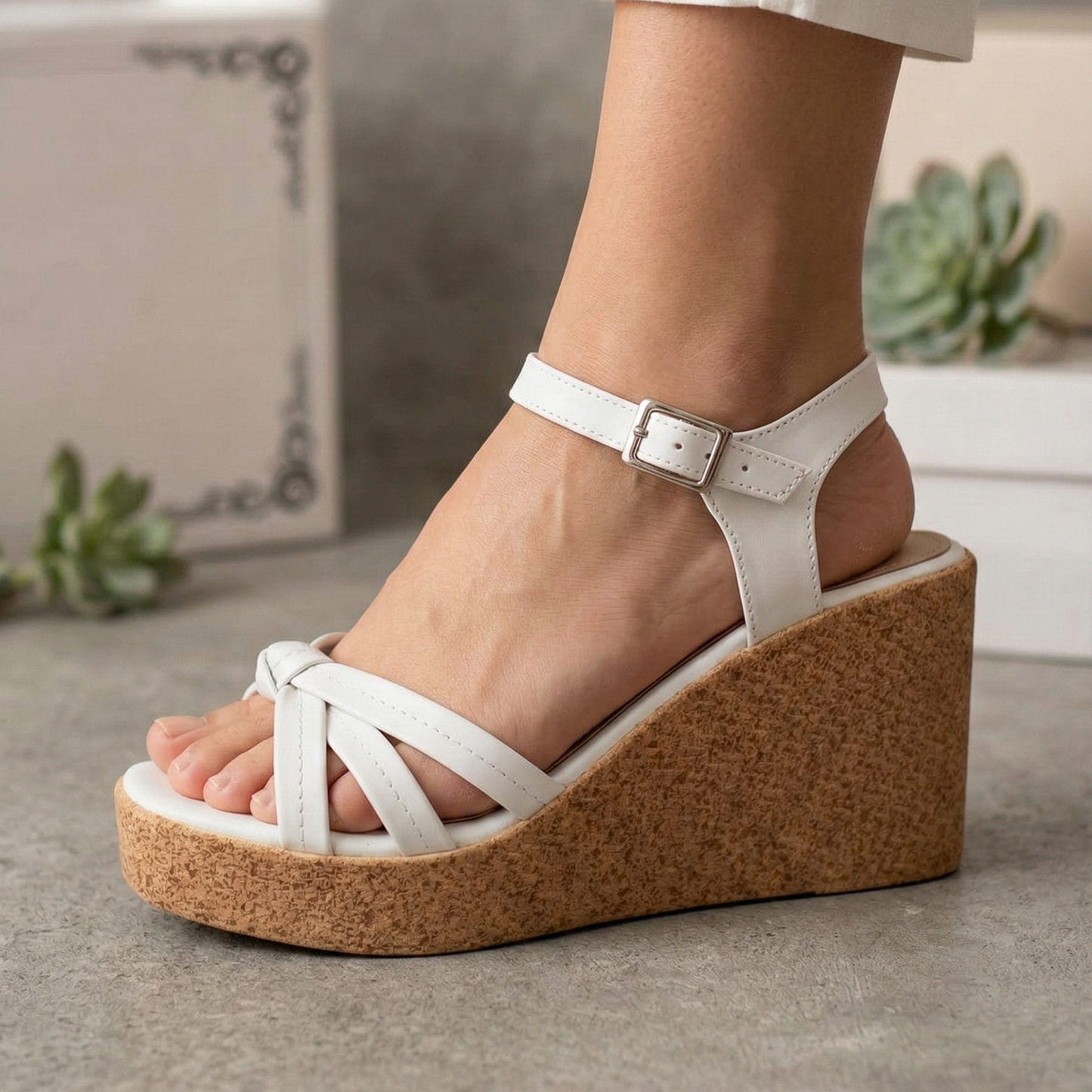 Sandalia de Mujer Blanco (SL143.BL)