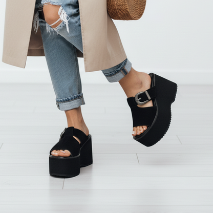 Sandalia de mujer negra (SL52.N)