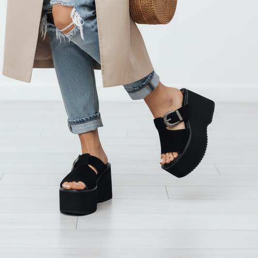 Sandalia de mujer negra (SL52.N)