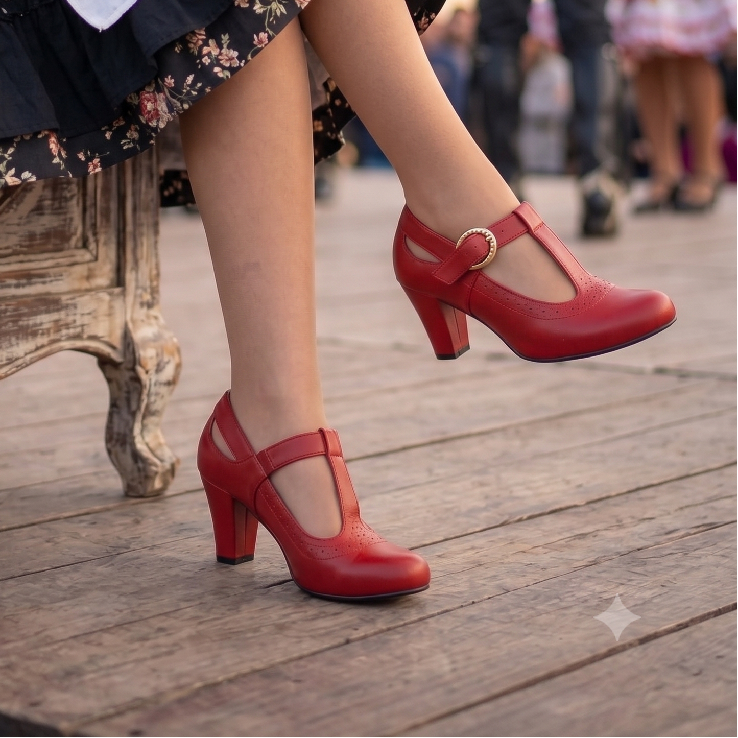 Zapato de Mujer Cueca ROJO (CC26.RJ)
