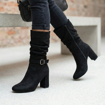 Bota Alta de Mujer Negra (BT33.N)