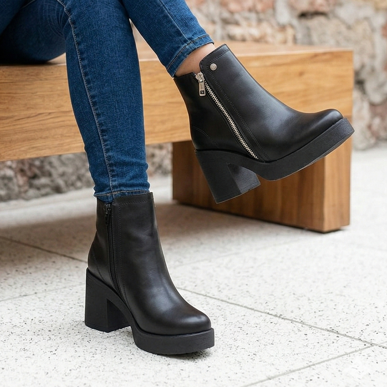 Botin De Mujer Negro (BA100.E)