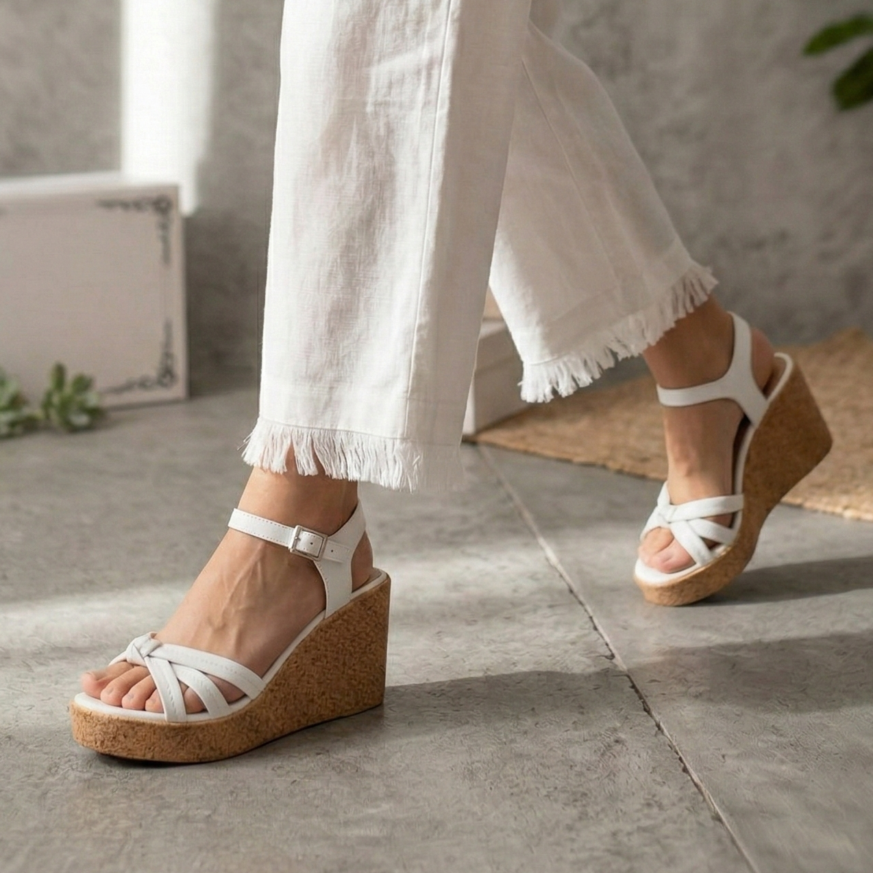 Sandalia de Mujer Blanco (SL143.BL)