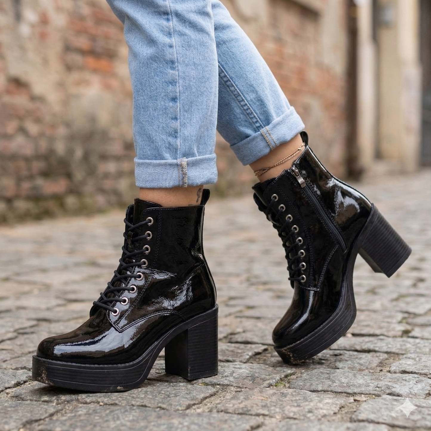 Botin de Mujer Caña Charol (BA71.H)