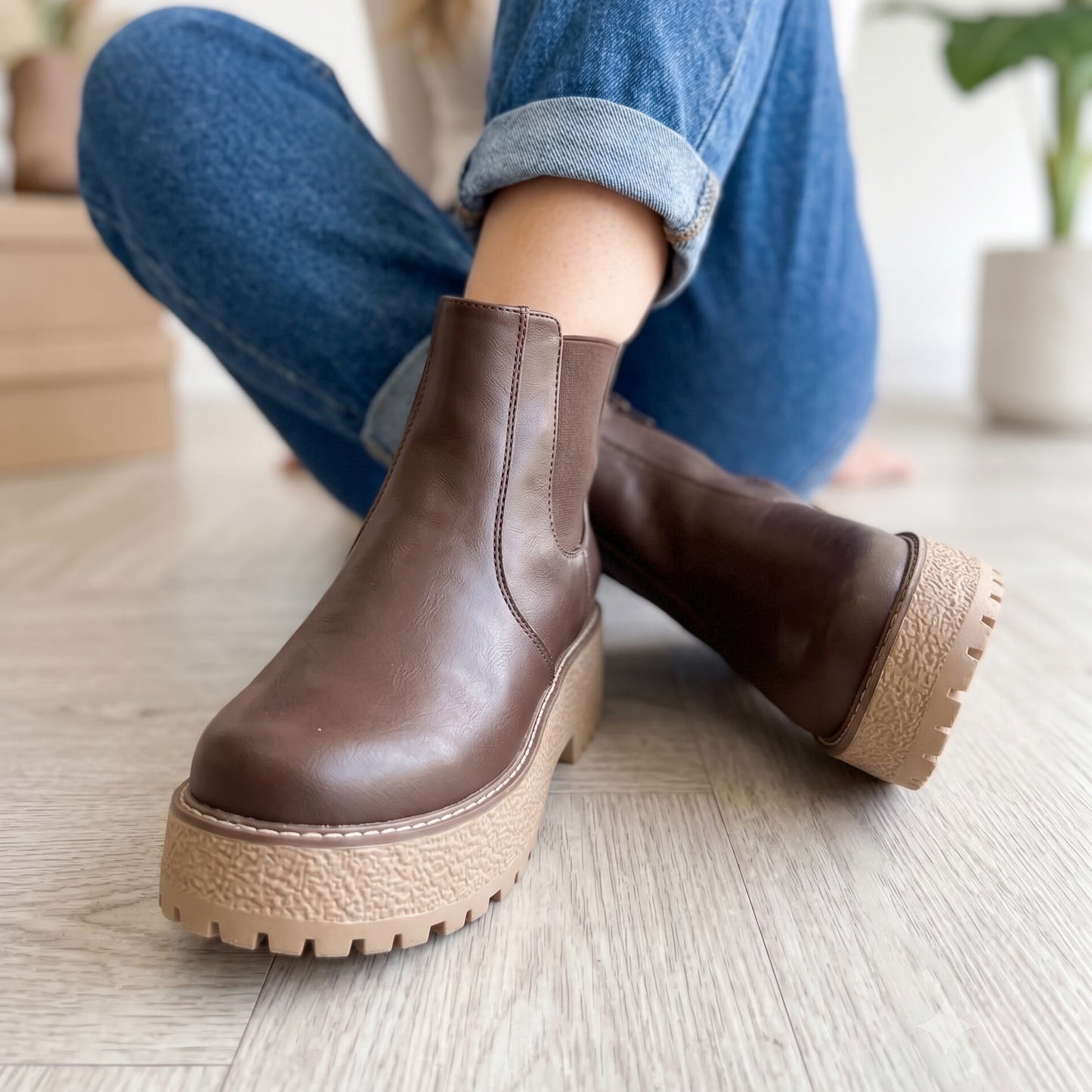Botin de Mujer Cafe (BA152.EF)