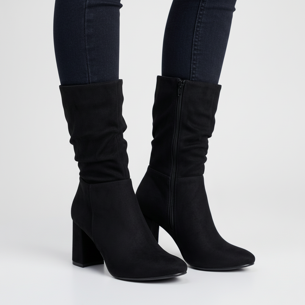 Bota Alta de Mujer Negra (BT32.N)