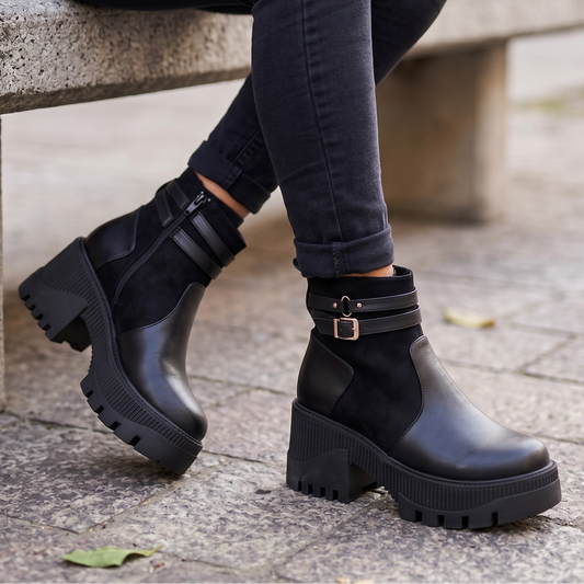 Botin de Mujer negra alto (BA130.N)