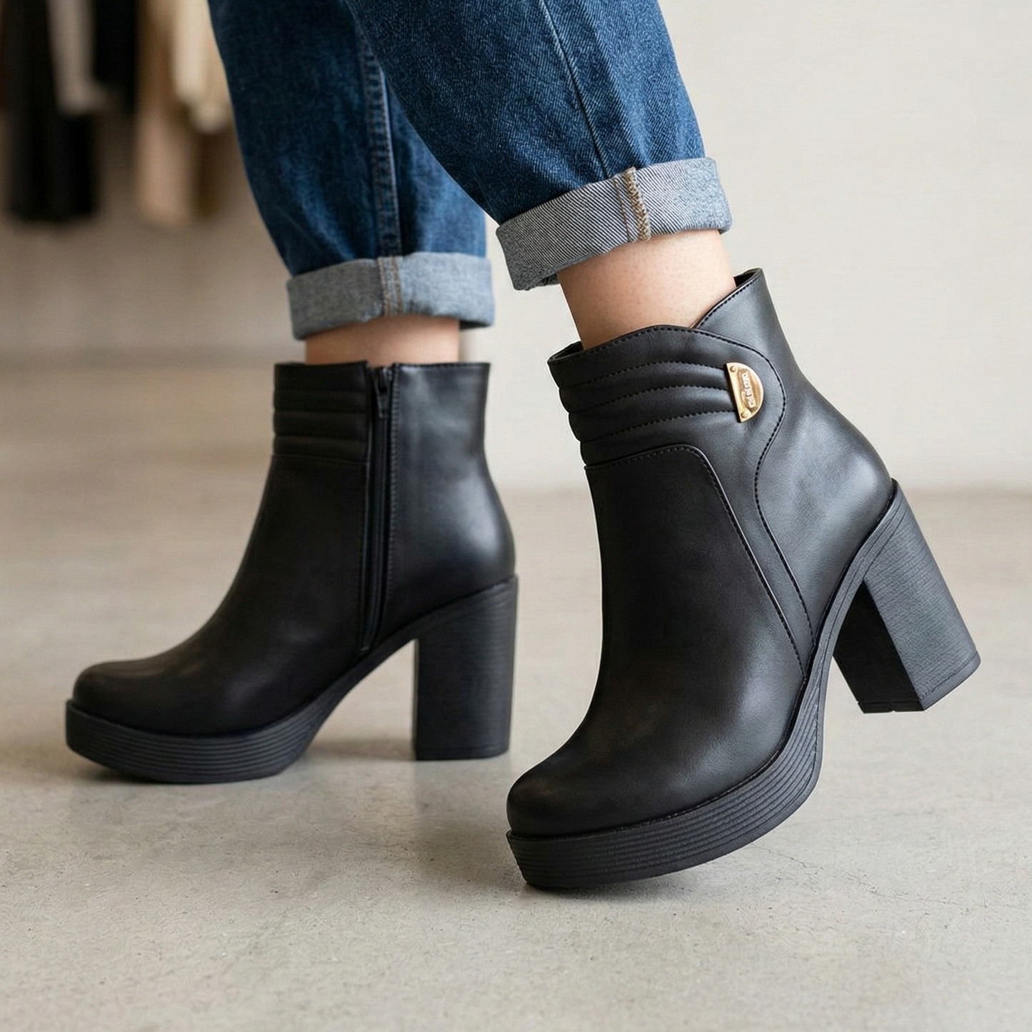 Botin De Mujer Negro (BA101.E)